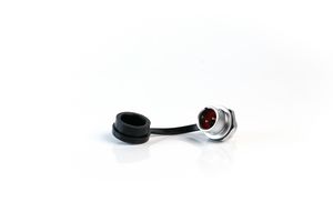 MULTICOMP PRO MP002747 圆形连接器，MP-M12，金属面板插座，公触点，2 路，推拉式，焊接，IP67