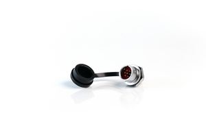 MULTICOMP PRO MP002750 Circular Connector, MP-M12, Metal Panel Receptacle, Male Contacts, 7 Way, Push-Pull, Solder, IP67