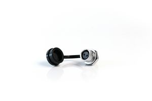 MULTICOMP PRO MP002751 Circular Connector, MP-M12, Metal Panel Receptacle, Female Contacts, 2 Way, Push-Pull, Solder, IP67