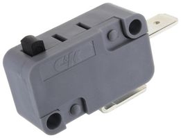 C&K COMPONENTS TF316CFT104AY Microswitch, Miniature, Straight Lever, SPST-NO, Quick Connect, 16 A