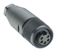 LUMBERG AUTOMATION RKC 50/11 传感器连接器, RKC Series, 7/8英寸, 母, 4P + PE路, 螺丝插座, 直形线缆安装