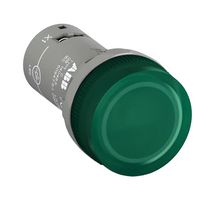 ABB 1SFA619403R5152 发光二极管指示器 面板安装, 绿色, 130 VDC, 22.3 mm, 9 mA, IP20, IP66, IP67, IP69K, NEMA 1, 3R, 4, 4X, 12, 13