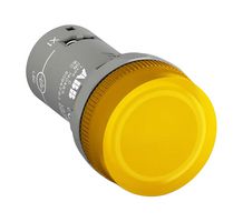 ABB 1SFA619403R5153 发光二极管指示器 面板安装, 黄色, 130 VDC, 22.3 mm, 9 mA, IP20, IP66, IP67, IP69K, NEMA 1, 3R, 4, 4X, 12, 13