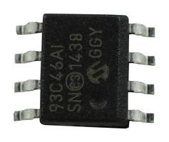 MICROCHIP 93C46A-I/SN EEPROM, 1 Kbit, 128 x 8位, Microwire, 3 MHz, SOIC, 8 引脚