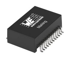 WURTH ELEKTRONIK 7490220115 以太网和LAN变压器, 10/100/1000 Base-T PoE+, 1端口, 1:1, 350 µH, 1.5 kV, 表面安装