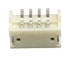 MULTICOMP PRO MP003081 引脚针座, 直角, 线至板, 1.5 mm, 1 排, 4 触点, 表面安装　, MP W2B 1.5MM