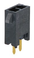 MOLEX 206832-0202 引脚针座, 线至板, 2 排, 2 触点, 通孔安装, Micro-Fit+ 206832