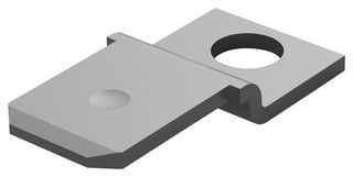 AMP - TE CONNECTIVITY 42506-2 电路板接线端子, 6.35mm x 0.81mm, 0.25" x 0.032", 黄铜, 3.3 mm, 锡, 250