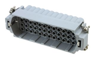 HTS - TE CONNECTIVITY 2-1104012-3 重载型连接器, HVT.35, 插入件, 35触芯, 插头, 压接针