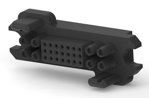ELCON - TE CONNECTIVITY 1648206-1 Connector Housing, ELCON, Receptacle, 29 Ways, AMP ELCON Series Socket Contacts