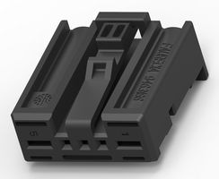 TE CONNECTIVITY 1379217-1 车用连接器外壳, MQS, 插座, 5 路, AMP MQS系列插座触芯, PBT(聚对苯二甲酸乙二醇酯), 玻璃纤维主体