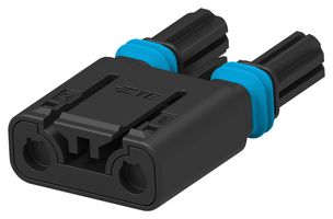 TE CONNECTIVITY 2106135-2 Lighting Connector, SlimSeal Series, 2 Contacts, Plug, 3.5 mm, Crimp, 1 Rows