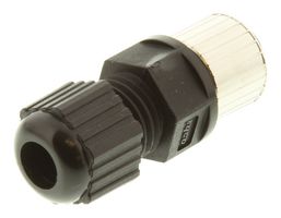 TE CONNECTIVITY 1838274-4 传感器连接器, M12, 母, 8路, 焊接插座, 直形线缆安装