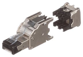 PANDUIT CPSCAPBL-X 连接器配件, 电线盖, Panduit TX6A系列FPS6X88MTG和FPS6X88MTG-X屏蔽端子RJ45插头, TX6A