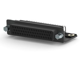TE CONNECTIVITY - AMP 5747193-2 D-Sub 连接器, DB50, 标准, 插座, AMPLIMITE HDP, 50 触点, DD, 焊接