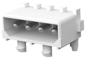 AMP - TE CONNECTIVITY 827001-2 引脚针座, 线至板, 5.08 mm, 1 排, 4 触点, 通孔安装, MATE-N-LOK