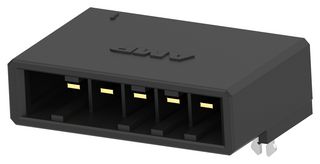 AMP - TE CONNECTIVITY 1-316130-2 Pin Header, Wire-to-Board, 5.08 mm, 1 Rows, 5 Contacts, Through Hole Right Angle, Dynamic D-3200S