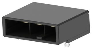 AMP - TE CONNECTIVITY 1-353081-2 引脚针座, 线至板, 10.16 mm, 1 排, 3 触点, 通孔直角, Dynamic D-5200S