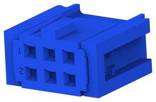 AMP - TE CONNECTIVITY 1658527-2 IDC连接器, IDC插座, 母, 2.54 mm, 2排, 6 触点, 电缆安装