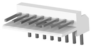 TE CONNECTIVITY - AMP 171826-8 引脚针座, 直角, 线至板, 2.5 mm, 1 排, 8 触点, 通孔直角, EI