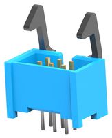 AMP - TE CONNECTIVITY 2-1761608-1 引脚针座, 线至板, 2.54 mm, 2 排, 6 触点, 通孔安装, AMP-LATCH