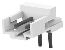 AMP - TE CONNECTIVITY 292253-2 引脚针座, 线至板, 2 mm, 1 排, 2 触点, 通孔安装