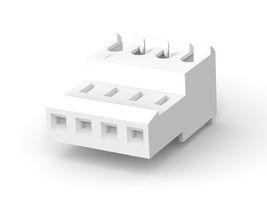 AMP - TE CONNECTIVITY 3-640621-4 IDC连接器, IDC插座, 母, 2.54 mm, 1排, 4 触点, 电缆安装