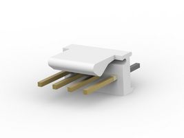 AMP - TE CONNECTIVITY 3-641126-4 引脚针座, 线至板, 2.54 mm, 1 排, 4 触点, 通孔安装, MTA 100