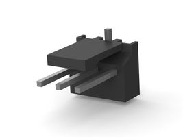 AMP - TE CONNECTIVITY 3-647166-3 引脚针座, 线至板, 2.54 mm, 1 排, 3 触点, 表面安装　, MTA 100