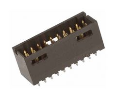 AMP - TE CONNECTIVITY 5-102618-8 引脚针座, 线至板, 2.54 mm, 2 排, 20 触点, 通孔安装, AMPMODU Mod II