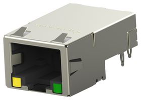 TE CONNECTIVITY 1888250-2 Modular Connector, RJ45 Jack, 1 x 1 (Port), 8P8C, Cat5, Through Hole Mount