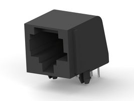 AMP - TE CONNECTIVITY 5520252-4 Modular Connector, RJ45 Jack, 1 x 1 (Port), 8P8C, Cat3, Through Hole Mount