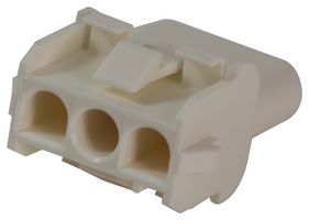 TE CONNECTIVITY 1586849-1 连接器外壳, Universal MATE-N-LOK, 插座, 3 路, 6.35 mm, AMP Universal MATE-N-LOK系列插针触芯