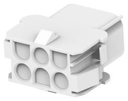 AMP - TE CONNECTIVITY 2178773-1 连接器外壳, Universal MATE-N-LOK, 插座, 6 路, 6.35 mm, AMP Universal MATE-N-LOK系列插针触芯