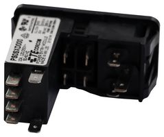 TE CONNECTIVITY - CORCOM PS0SXD000 滤波IEC电源入口模块, IEC 60320 C14, IEC C14, 通用, 10 A, 250 VAC, 2极开关, 2极保险丝座