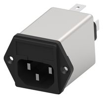 TE CONNECTIVITY - CORCOM 10EGG1-2 Filtered IEC Power Entry Module, IEC 60320 C14, IEC C14, General Purpose, 10 A, 250 VAC