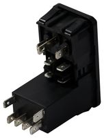 TE CONNECTIVITY - CORCOM PS0S0S000 滤波IEC电源入口模块, IEC 60320 C14, IEC C14, 通用, 10 A, 250 VAC, 2极开关, 1极保险丝座