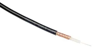 MULTICOMP PRO RG59 LSZH 同轴电缆, RG59, 镀铜钢, 6.15 mm, 75 ohm, 黑色