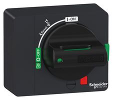 SCHNEIDER ELECTRIC GV4ADN01 ROTARY HANDLE, MOTOR CKT BREAKER, BLACK