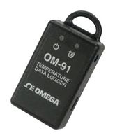 OMEGA OM-91 数据记录仪, 温度, 1通道, 温度, 65520个样本, USB, LED