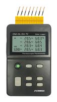 OMEGA OM-HL-EH-TC 数据记录仪, 热电偶, 8通道, 温度, 86K个样本, USB, LCD