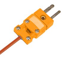 OMEGA SMPW-CC-NI-M. Thermocouple Connector, Miniature, Pink, 2 Pins, Plug, Type N, -29 °C to 180 °C, IEC, SMPW-CC Series