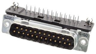 TE CONNECTIVITY - AMP 1-338170-2 D-Sub 连接器, DB25, 标准, 插头, AMPLIMITE HDP, 25 触点, DB, 焊接