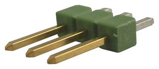 AMP - TE CONNECTIVITY 826629-3 引脚针座, 板至板, 2.54 mm, 1 排, 3 触点, 通孔直型, AMPMODU MOD II