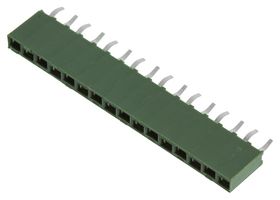 AMP - TE CONNECTIVITY 1-215297-6 PCB插座, 板至板, 2.54 mm, 1 排, 16 触点, 通孔安装, AMPMODU HV-100