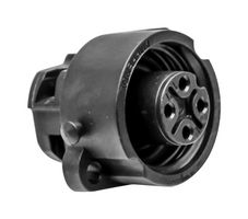 AMPHENOL SINE/TUCHEL C016 20G003 100 12 圆形连接器, 标准圆形连接器, ecomate M Series, 面板安装插座, 4 触点, 螺丝口, 螺纹