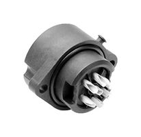 AMPHENOL SINE/TUCHEL C016 30G006 100 12 圆形连接器, Standard Circular Connector, Ecomate C016 Series, 面板安装插座, 7 触点, 焊接插座, 螺纹