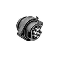 AMPHENOL SINE/TUCHEL C016 30C006 100 12 圆形连接器, Standard Circular Connector, Ecomate C016 Series, 面板安装插座, 7 触点, 焊接引脚, 螺纹