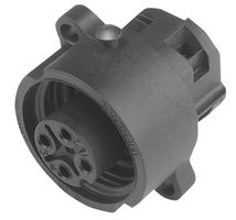 AMPHENOL SINE/TUCHEL C016 10G006 000 12 圆形连接器, 标准圆形连接器, ecomate M Series, 面板安装插座, 7 触点, 压接插座-无触芯, 卡口