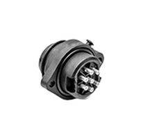 AMPHENOL SINE/TUCHEL C016 10C006 000 12 圆形连接器, 标准圆形连接器, ecomate M Series, 面板安装插座, 7 触点, 压接引脚-无触芯, 螺纹